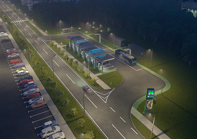 Отдельностоящий объект в городе