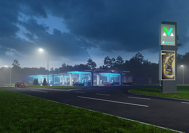 Отдельностоящий объект на трассе